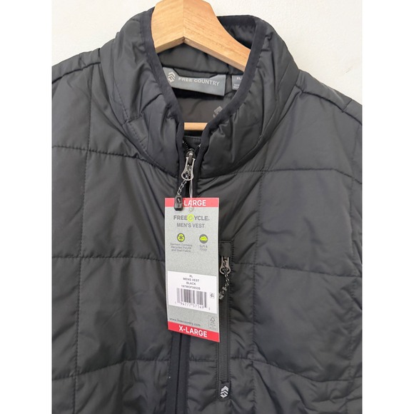 NWT Free Country Men's Vest – Black – Size XL - Picture 3 of 6